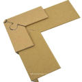 L-образная бумажная упаковка угловые протекторы, крафт-бумага, защита края поддона